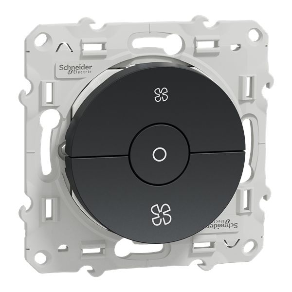 Schneider Electric 2 Way Anthracite 6A Odace 2011 Series