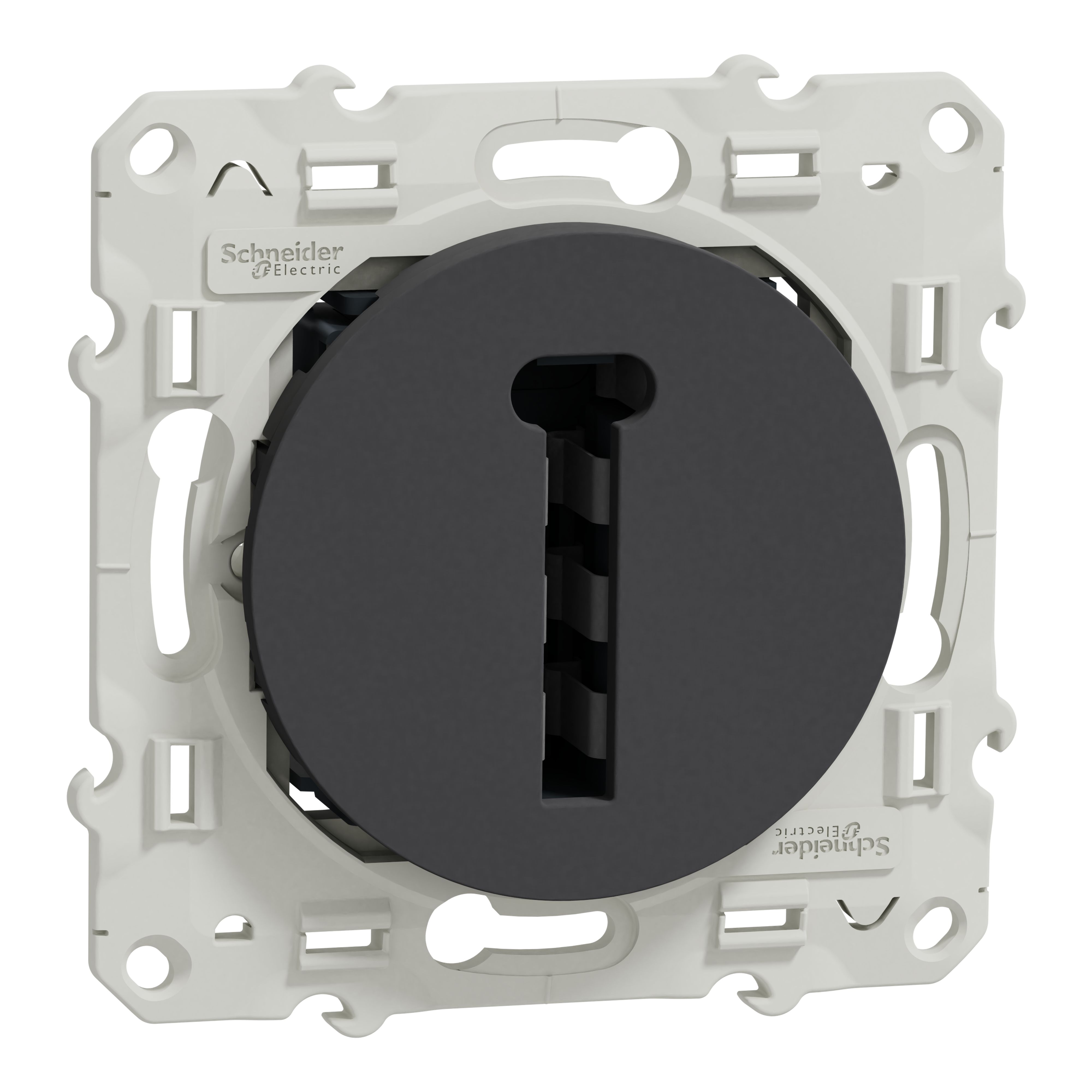 Schneider Electric Anthracite Light Switch 1