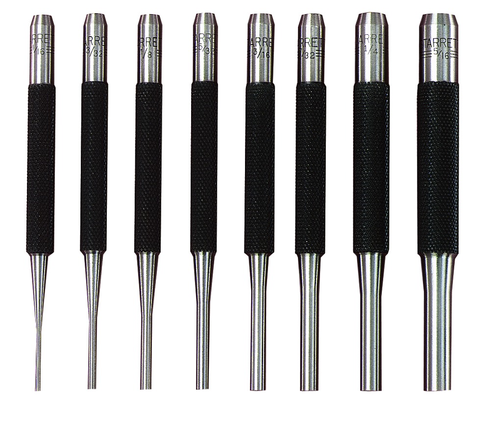 Starrett 8-Piece Centre Punch, Centre Punch, 1.5875mm Shank, 100 mm Overall