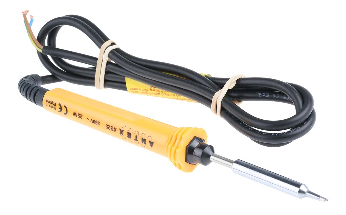 s581470 Antex Electronics Electric Soldering Iron, 230V, 25 W