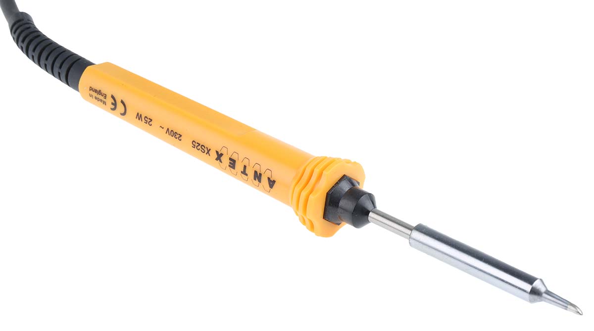 Antex Electronics Electric Soldering Iron, 230V, 25 W, for use with XS25 Soldering Iron