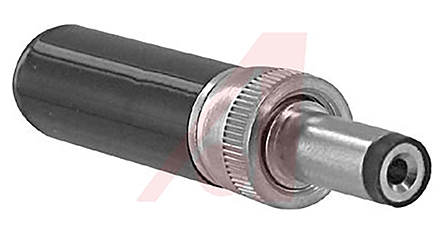 Switchcraft, S7 Straight DC Jack 5A, 12V, Cable, length 45.7 mm, Tin