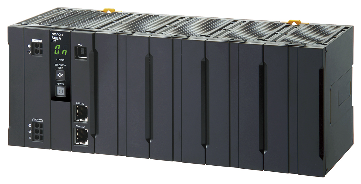 Omron 24V dc Input DIN Rail Uninterruptible power supply 360 W S8BA