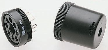 Tempatron 8 Way 240V ac DIN Rail Relay Socket, for use with Octal Relay