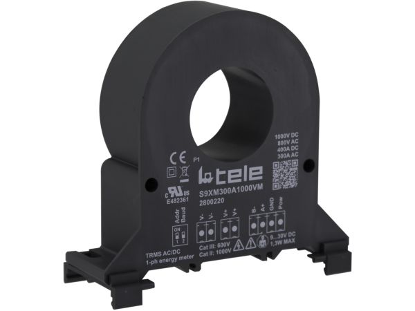 Tele Power Meter, 1 Phase, 250mA to 50A, 9 to 30 V dc