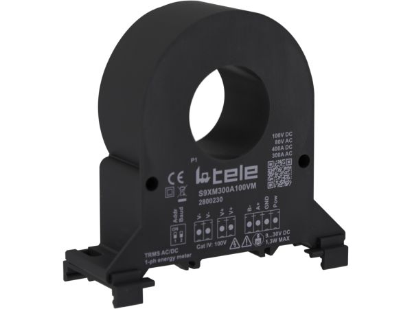 Tele Power Meter, 1 Phase, 250mA to 50A, 9 to 30 V dc