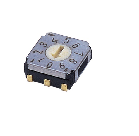 Nidec Components Rotary Coded DIP Switch Surface J hook