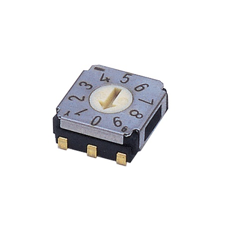 Nidec Components SA-7000, 10 Position SPDT Rotary Switch, 100mA, J hook