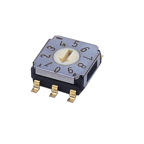 Nidec Components SA-7000, 10 Position SPDT Rotary Switch, 100mA, Gull Wing