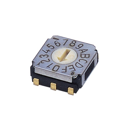 Nidec Components SA-7000, 16 Position SPDT Rotary Switch, 100mA, J hook