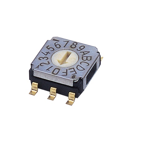 Nidec Components Rotary Coded DIP Switch Surface Gull Wing