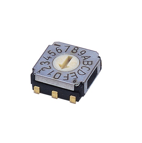 Nidec Components SA-7000, 16 Position SPDT Rotary Switch, 100mA, J hook