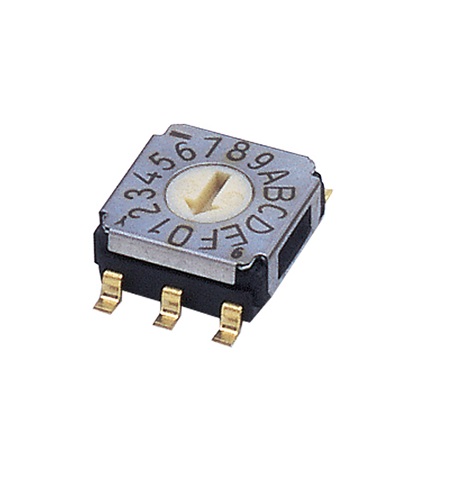 Nidec Components SA-7000, 16 Position SPDT Rotary Switch, 100mA, Gull Wing