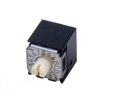Nidec Components SA-7000, 16 Position SPDT Rotary Switch, 100mA, Gull Wing