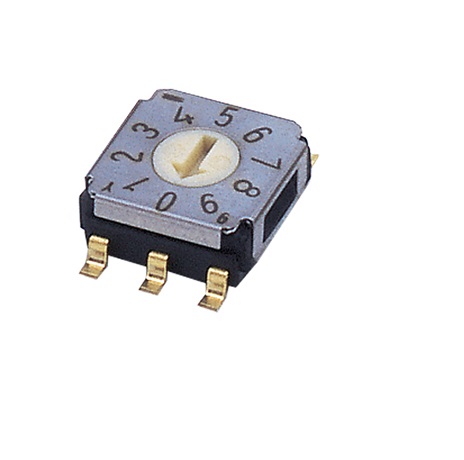 Nidec Components SA-7000, 10 Position SPDT Rotary Switch, 100mA, Gull Wing