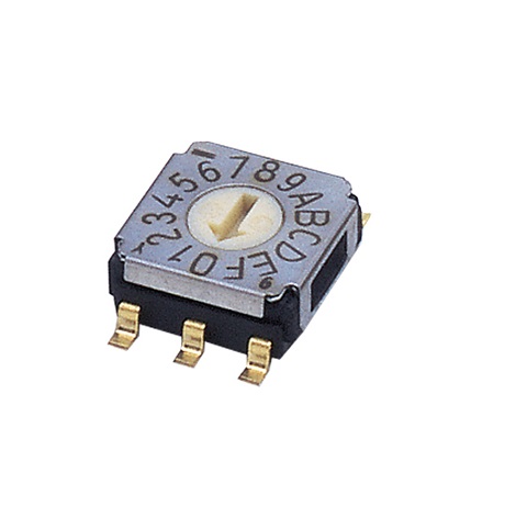 Nidec Components SA-7000, 16 Position SPDT Rotary Switch, 100mA, Gull Wing