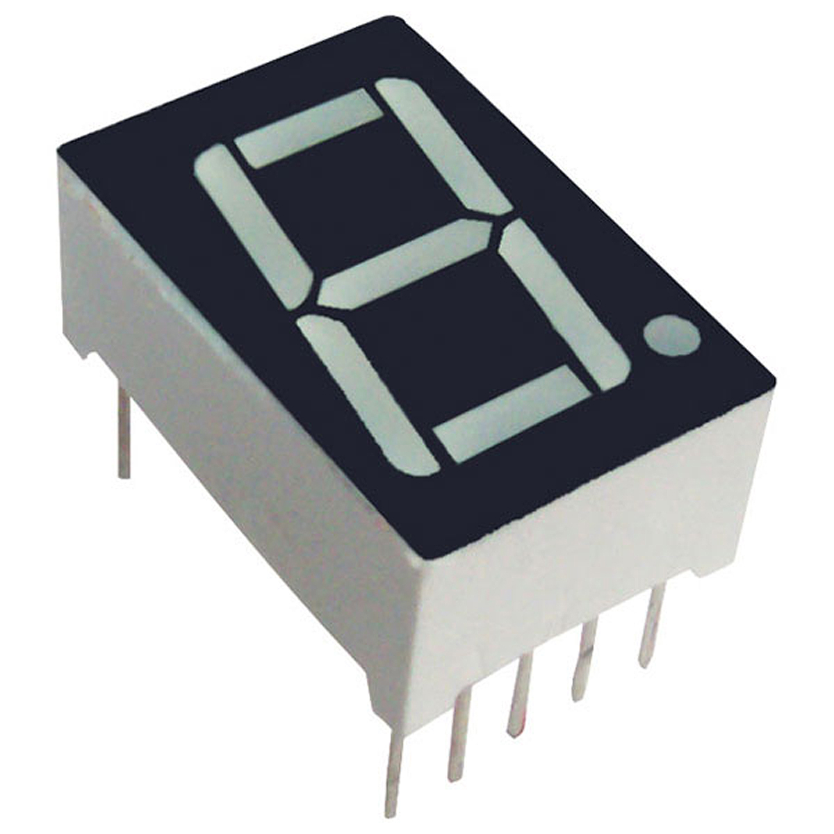 SA08-11SURKWA Kingbright 1 7 Segment LED Display Anode Red 61mcd Right Side 20.3 mm