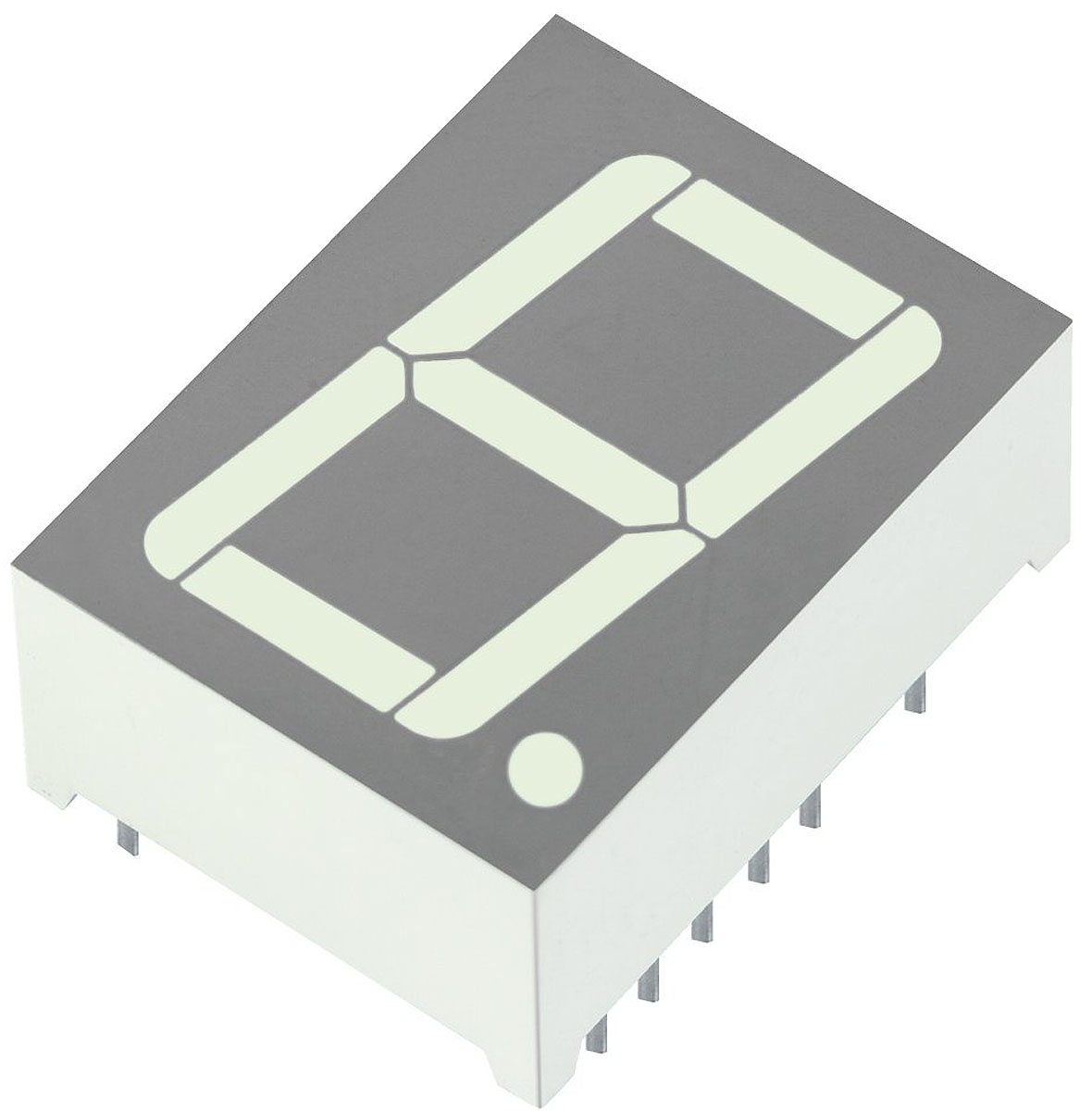 SA08-21SURKWA Kingbright 1 7 Segment LED Display Anode Red 61mcd Right Side 20.3 mm
