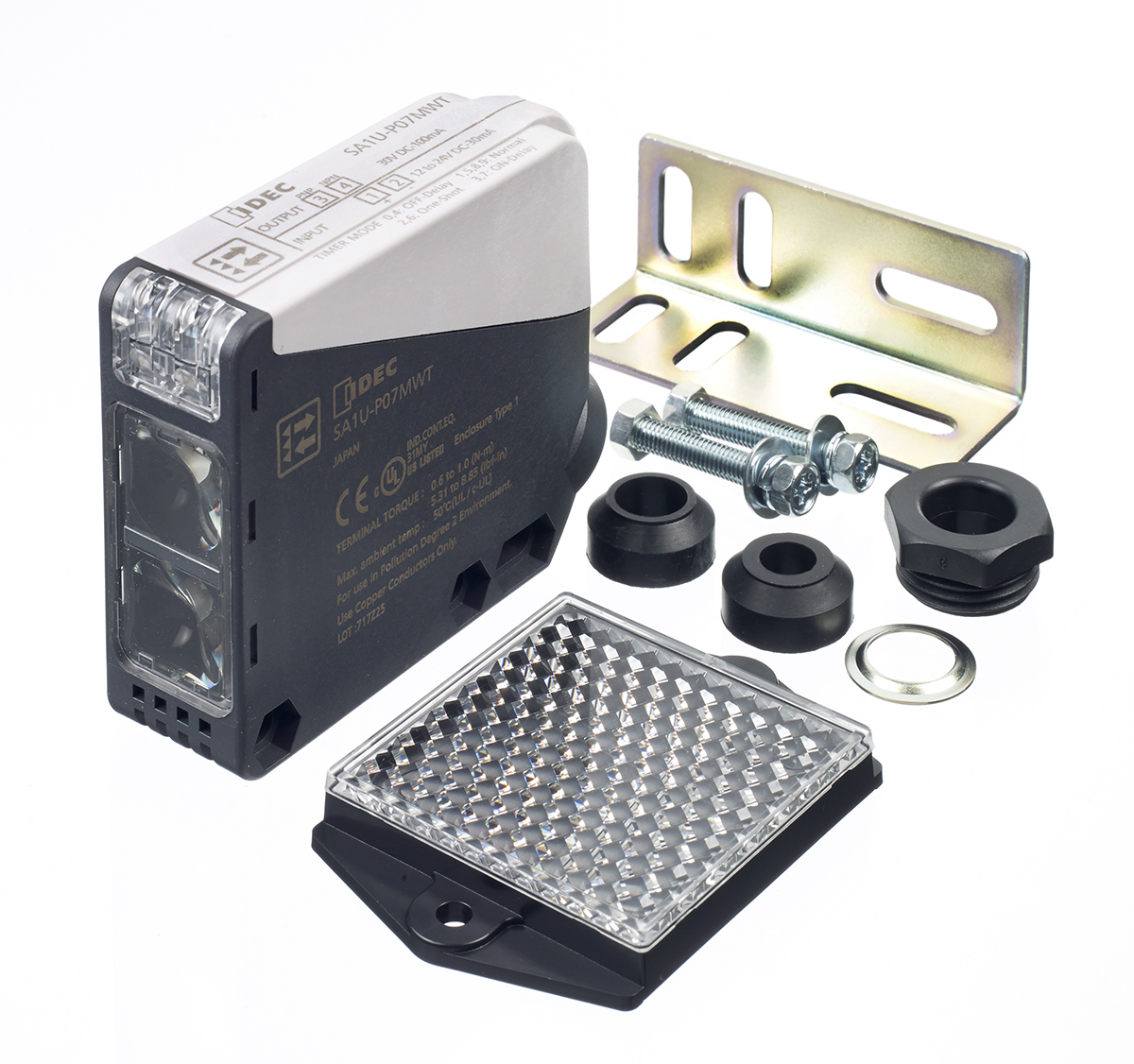 Idec Retroreflective Photoelectric Sensor, Block Sensor