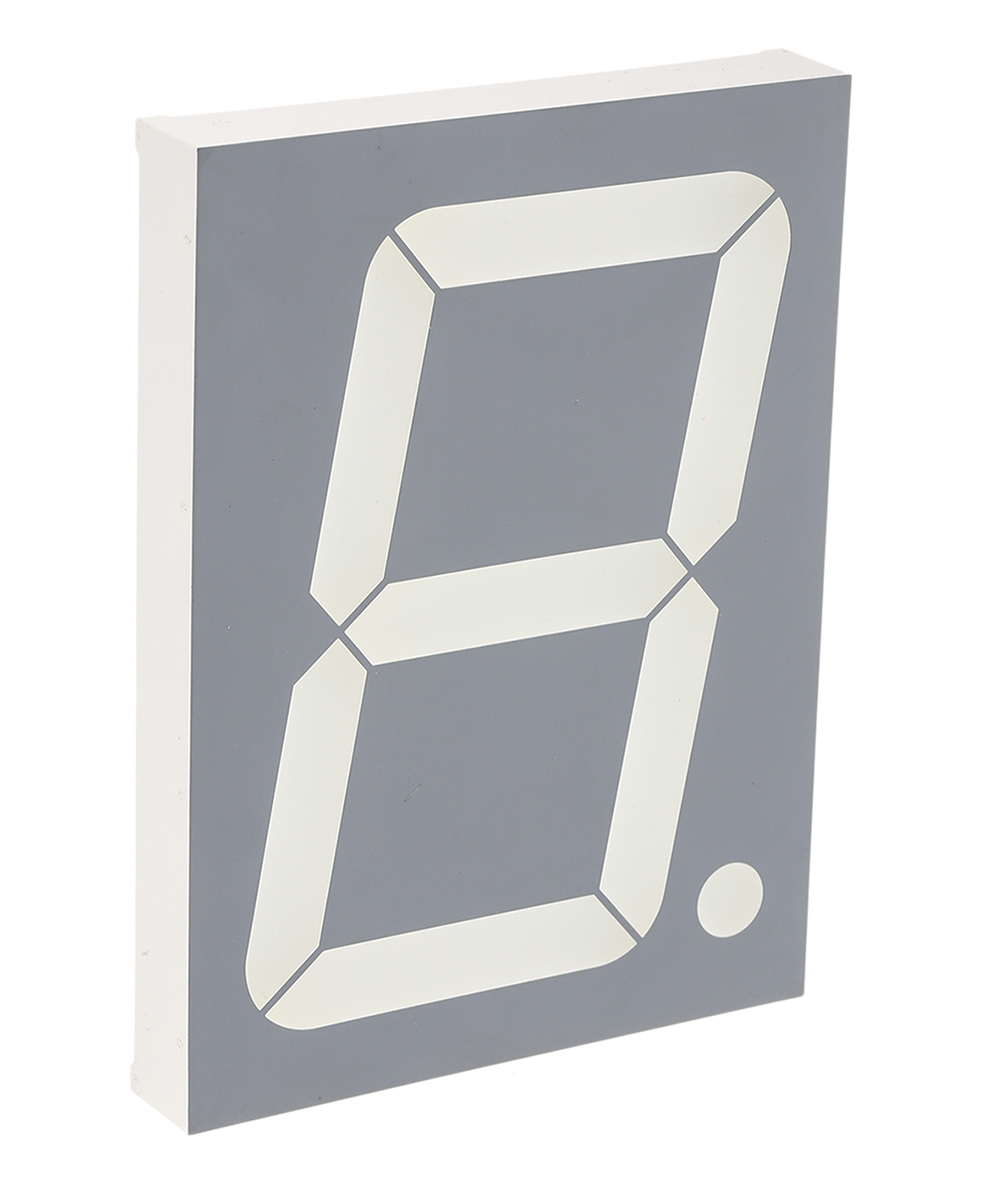 SA40-19SURKWA Kingbright 1 7 Segment LED Display Anode Red 250mcd Right Side 101 mm