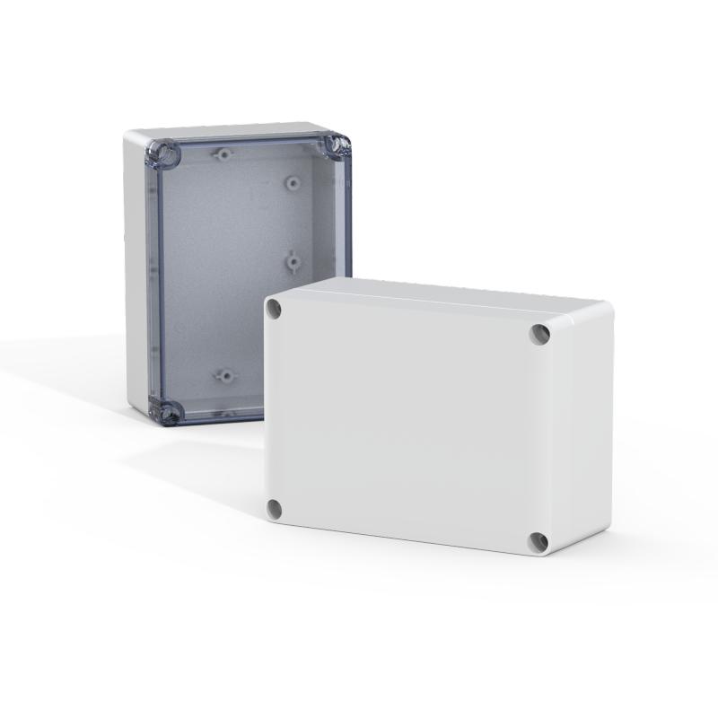 nVent HOFFMAN SABP Series Polycarbonate, ABS Terminal Box, IP67, IP66 Transparent Door, 175 mm x 175 mm x 75 mm