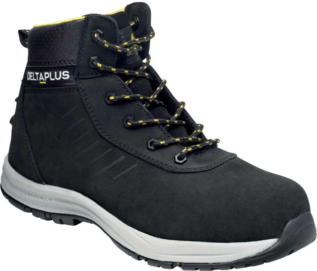 Delta Plus SAGA2 S3S SR Black Composite Toe Capped Unisex Safety Footwear 9, EU 43 CE EN ISO 20345