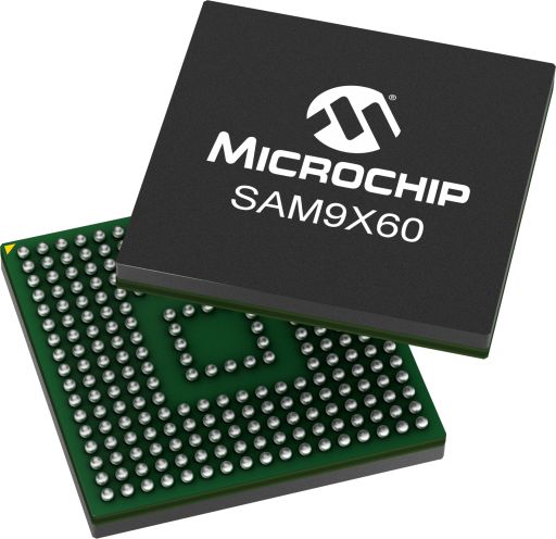 Microchip SAM9X60-V/DWB 32 bit MPU Microcontroller SAM9X60 32 bit ARM 600 MHz 228-Pin TFBGA