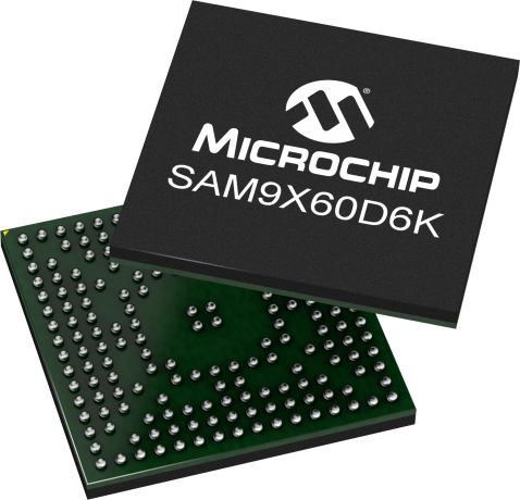 Microchip SAM9X60D6KT-I/4GB ARM926EJ-S Microprocessor SAM9X60 32 bit ARM 600 MHz 196-Pin TFBGA