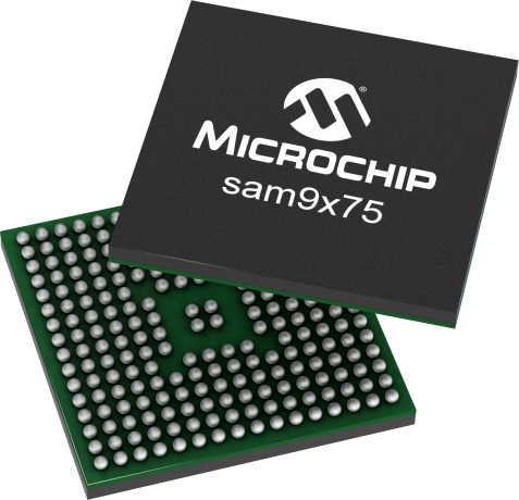 Microchip SAM9X75-I/4PB-SL3 ARM926EJ-S Microprocessor SAM9X7 32 bit ARM 800 MHz 240-Pin TFBGA