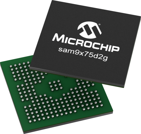 Microchip SAM9X75D2G-I/4TB-SL3 ARM926EJ-S Microprocessor SAM9X7 32 bit ARM 800 MHz 243-Pin TFBGA