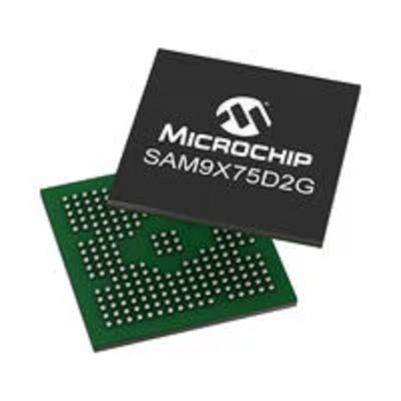 Microchip SAM9X75D2GN4-I/M4B ARM926EJ-S Microprocessor SAM9X75 32 bit ARM 800 MHz 174-Pin Module