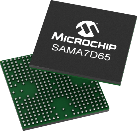Microchip SAMA7D65-E/4HB-SL3 ARM Cortex A7 Microprocessor SAMA7D6 32 bit ARM V7-A 1 GHz 343-Pin TFBGA