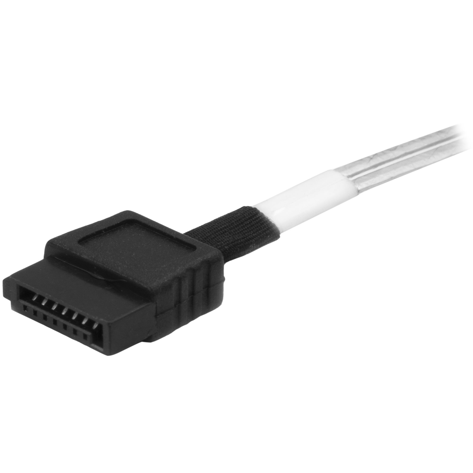 sas43sat1m StarTech.com Male Mini SAS to Male Straight SATA Cable, 1 m