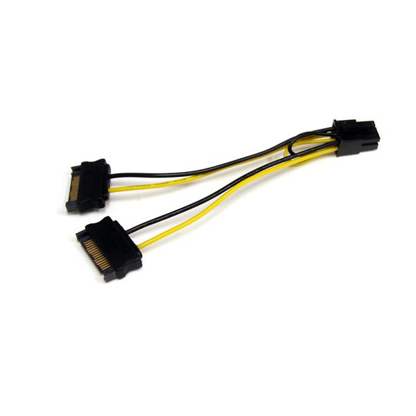 StarTech.com Male Female PCIe SATA Cable, 152.4 mm