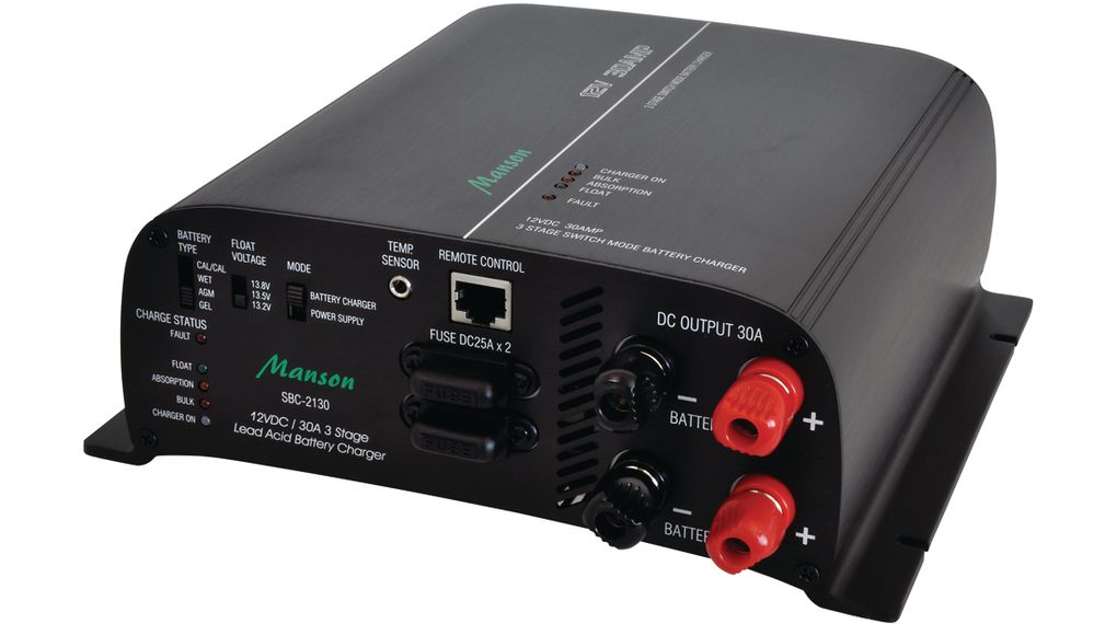 Manson SBC - 2140 SBC Battery Charger For 12V, Lead Acid 40 A, 3 Lead Acid