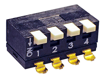 KNITTER-SWITCH Flat Rotary Coded DIP Switch