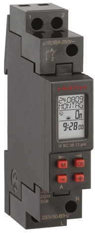 Muller Digital DIN Rail Time Switch 230V ac