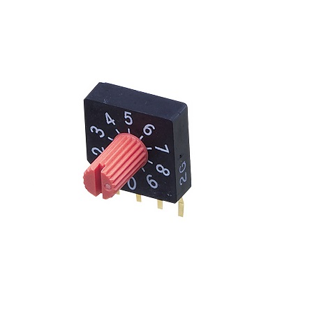 Nidec Components SC-1000, 16 Position SPDT Rotary Switch, 100mA, Pin