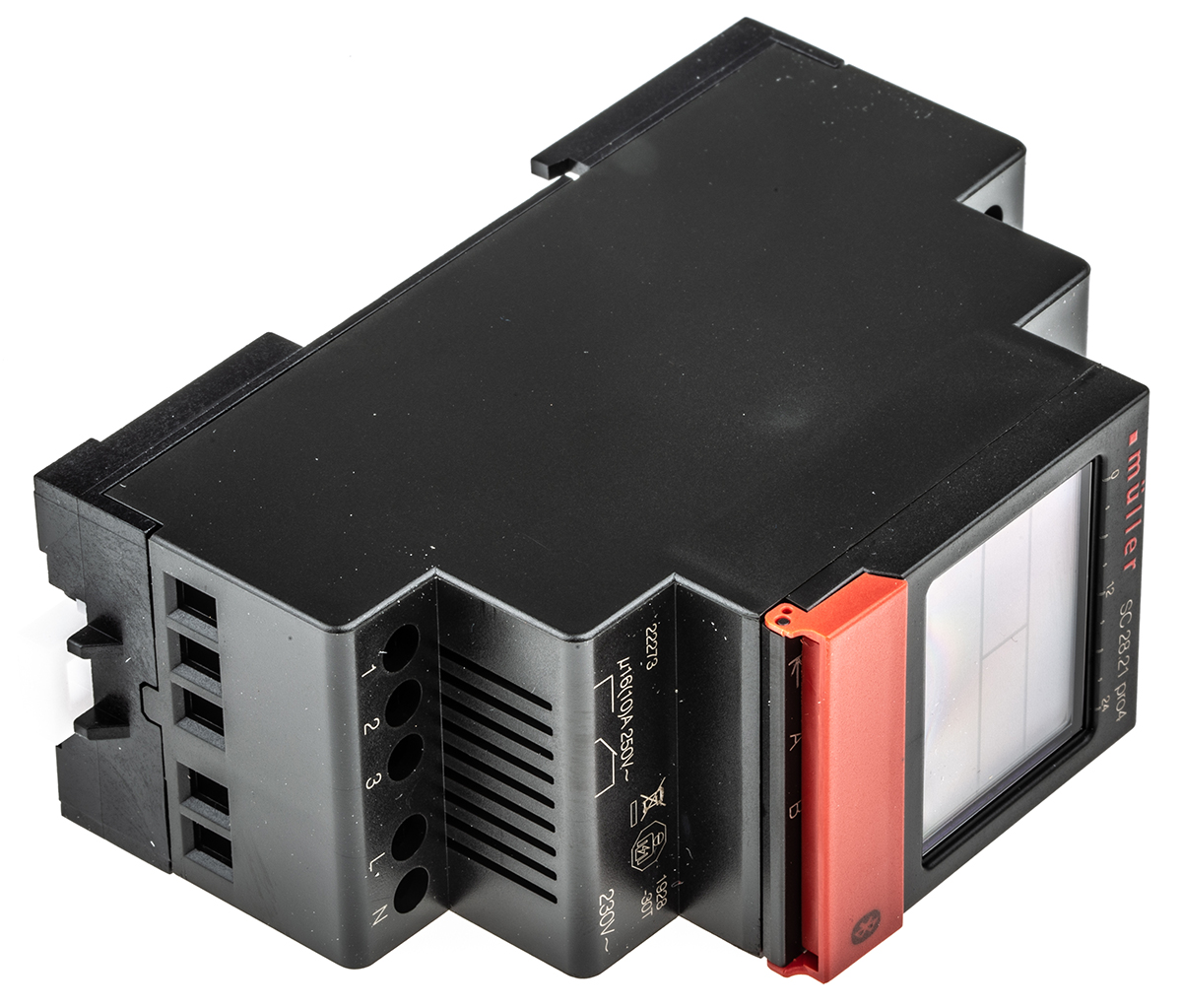 Muller Digital SC DIN Rail Time Switch, 2-Channel 230V ac