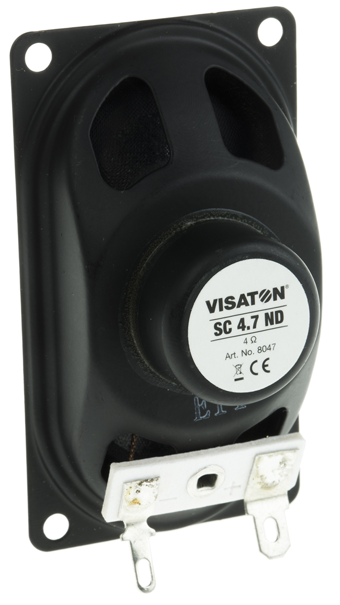 sc-47-nd-4-ohm Visaton 41 mm dia, 2W Full Range, 4 Ω, 220 Hz 20 kHz