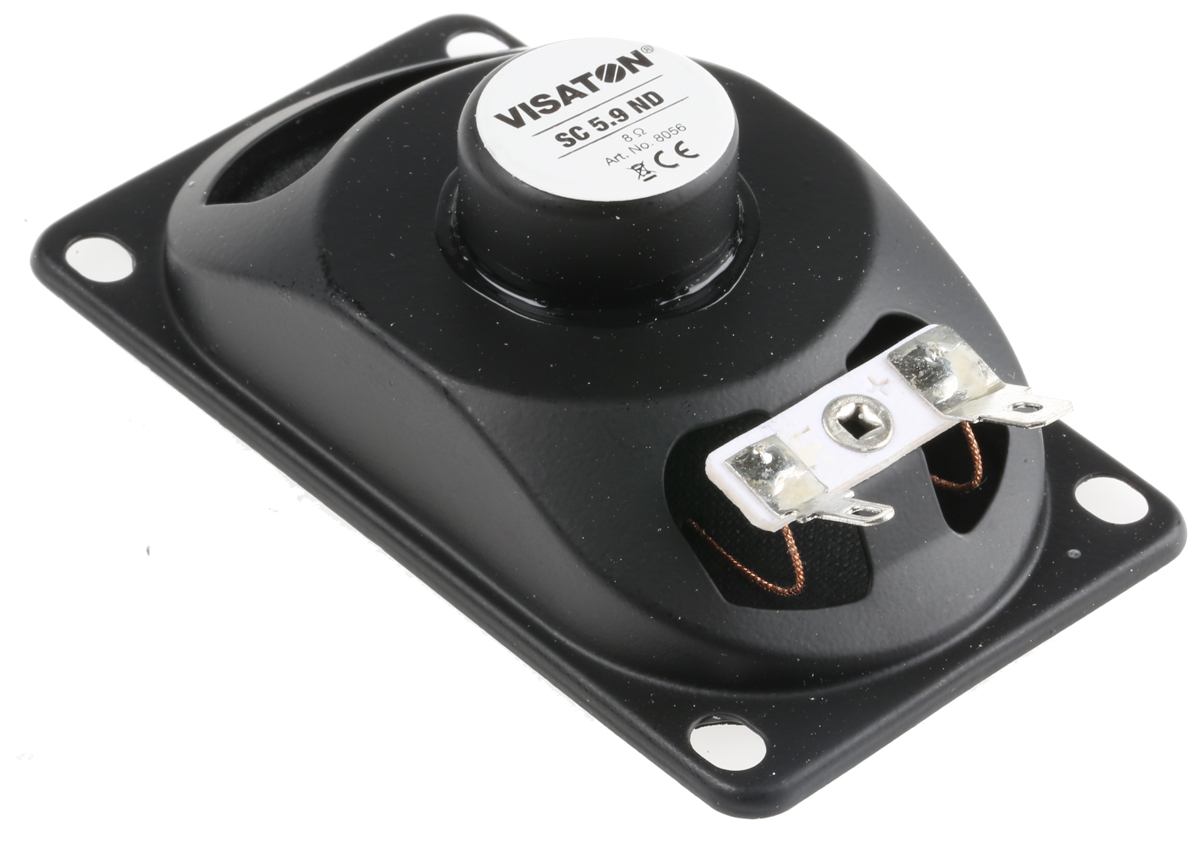 Visaton 50 mm dia, 3W Full Range, 8 Ω, 150 Hz 17 kHz