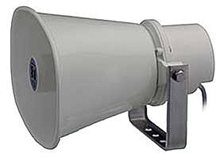 TOA 15W White Horn Horn Speaker, 670 Ω 12.5 kHz, 280 Hz, IP65