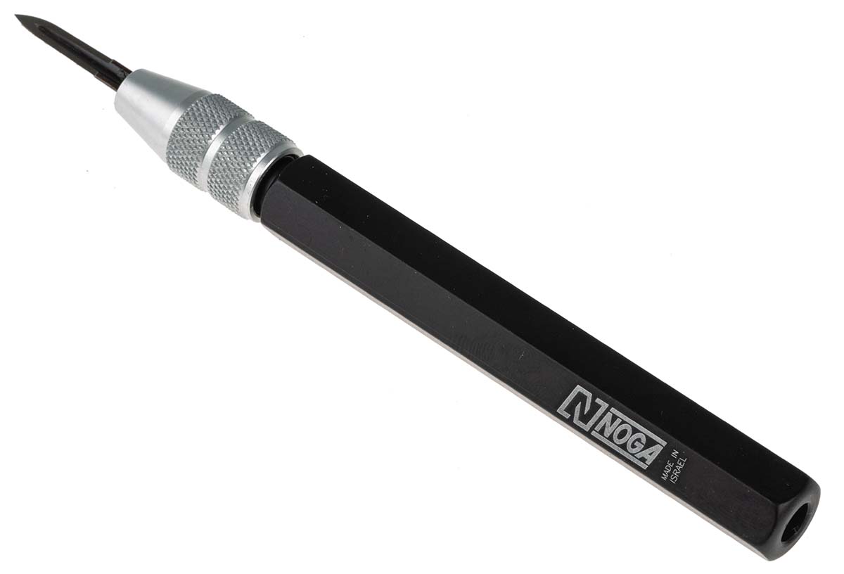 Noga SC1300 Series Deburring Tool, Steel Blade, T80 Double Ended Scraper Blade Blade