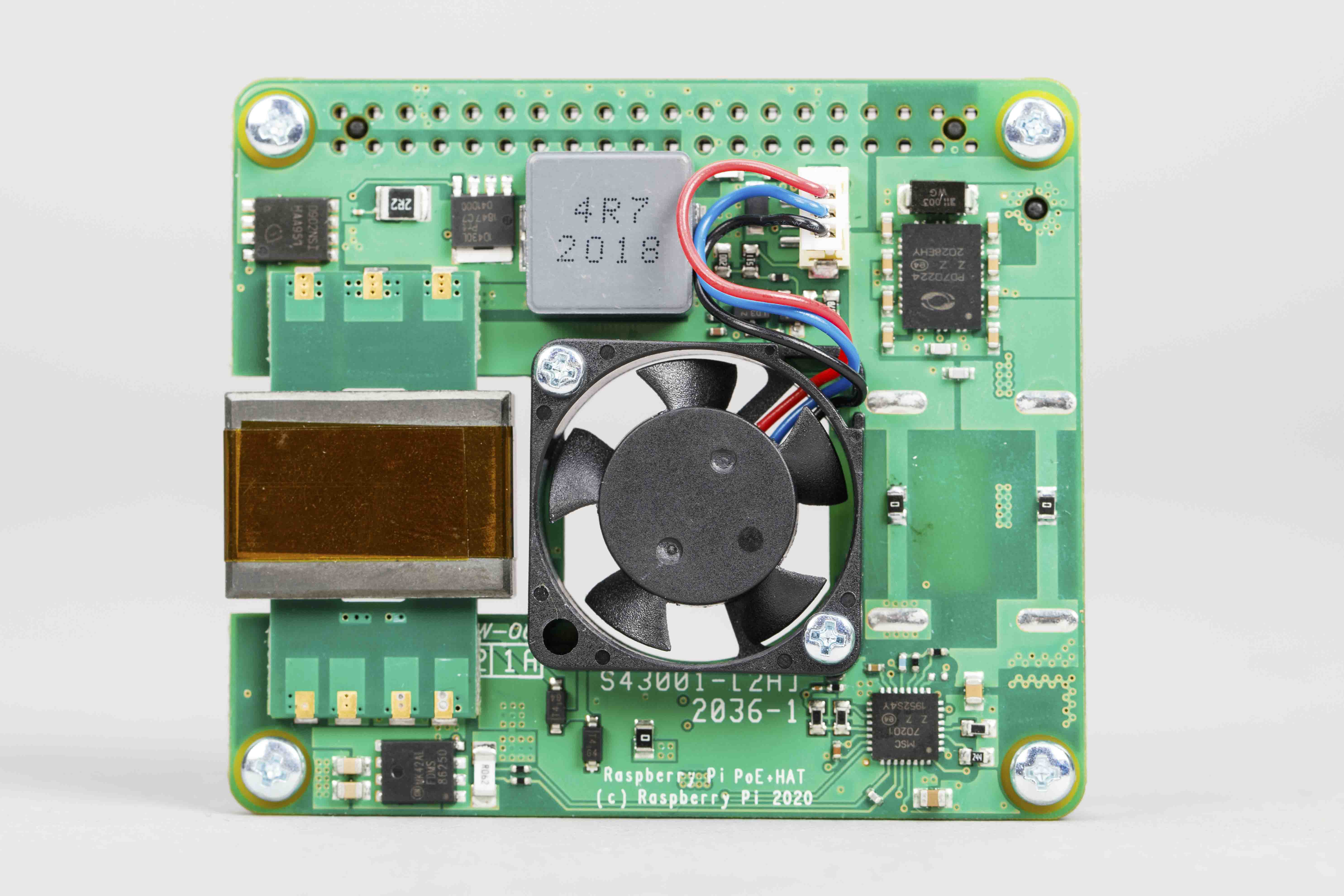 sc0468 Raspberry Pi PoE + board