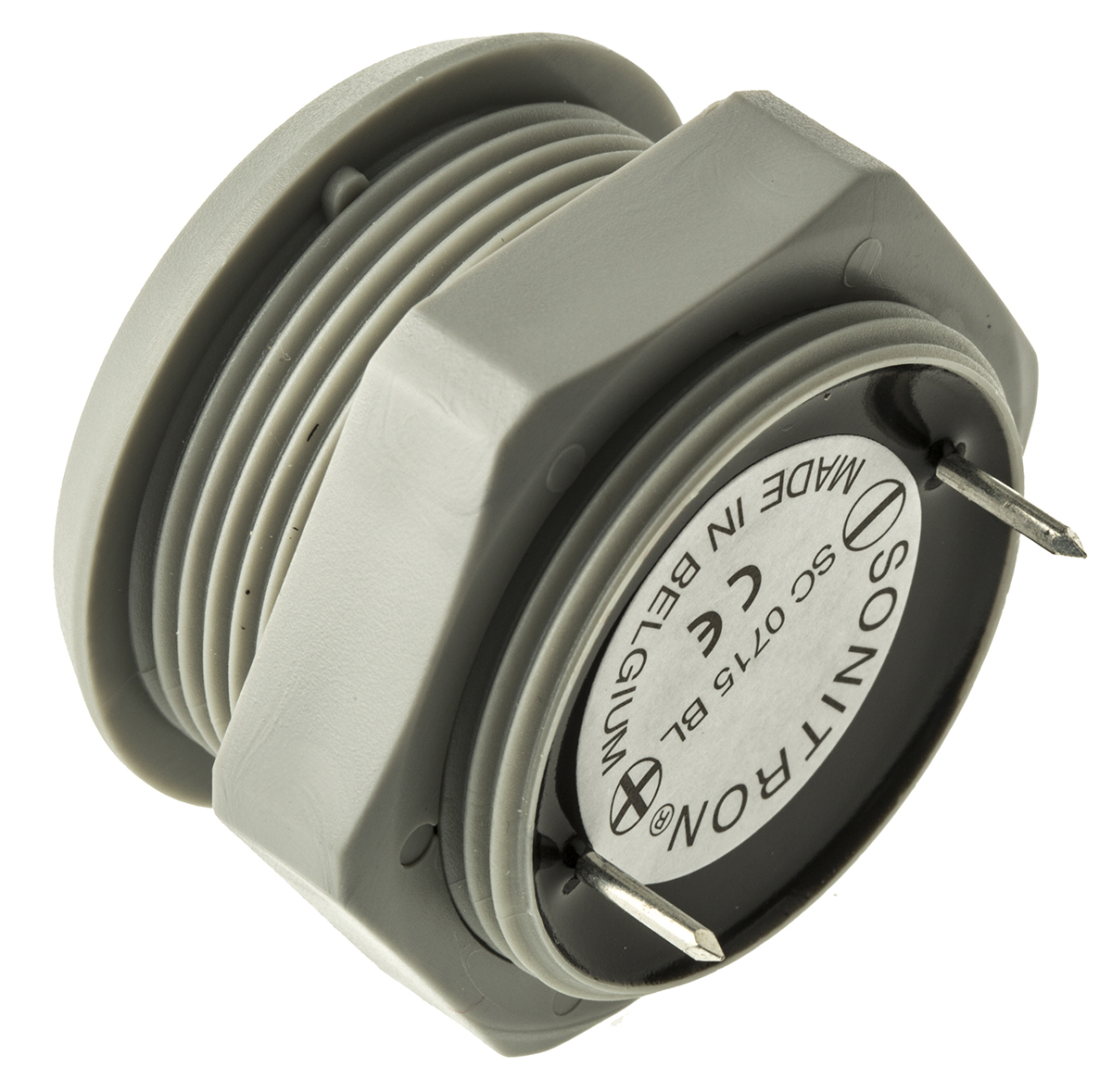 sc0715bl Sonitron 98 dB Panel Mount Sweep, Intermittent, Warbler, Continuous Internal 33.5 mm Buzzer 14 cm 0.7 V dc Min 15V dc
