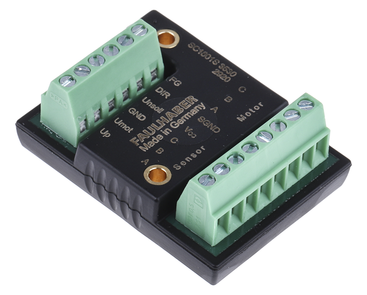 sc1801s-3530 Faulhaber DC Motor Controller, 18V dc, 4 V dc, 3 Phase, 1A, Speed Controller Function