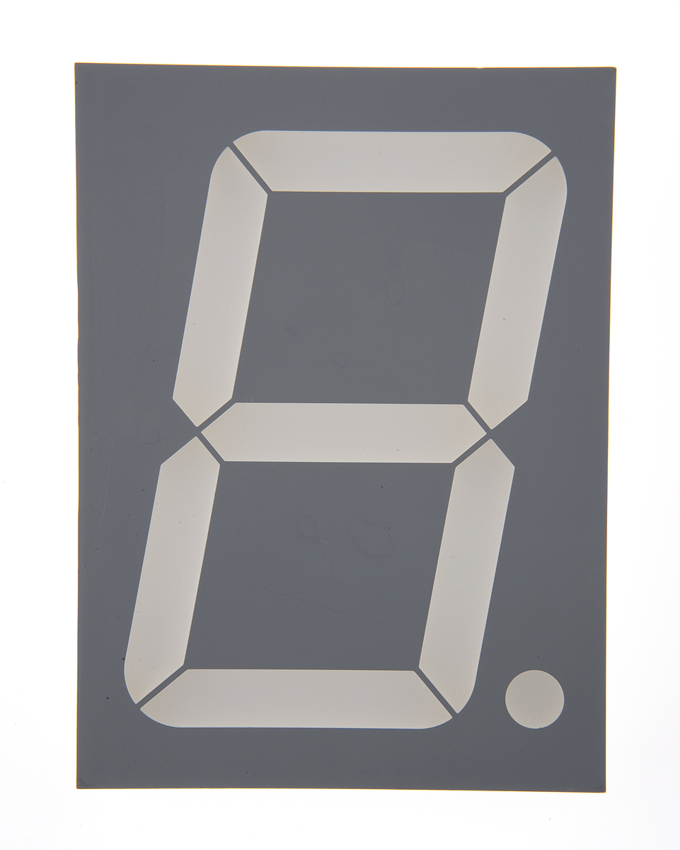 SC40-19SURKWA Kingbright 1 7 Segment LED Display Cathode Red 250mcd Right Side 101 mm