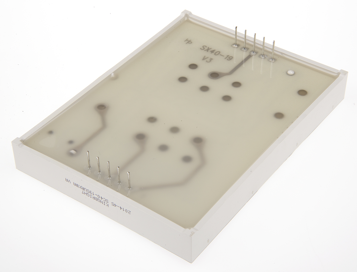 sc40-19surkwa SC40-19SURKWA Kingbright 1 7 Segment LED Display Cathode Red 250mcd Right Side 101 mm