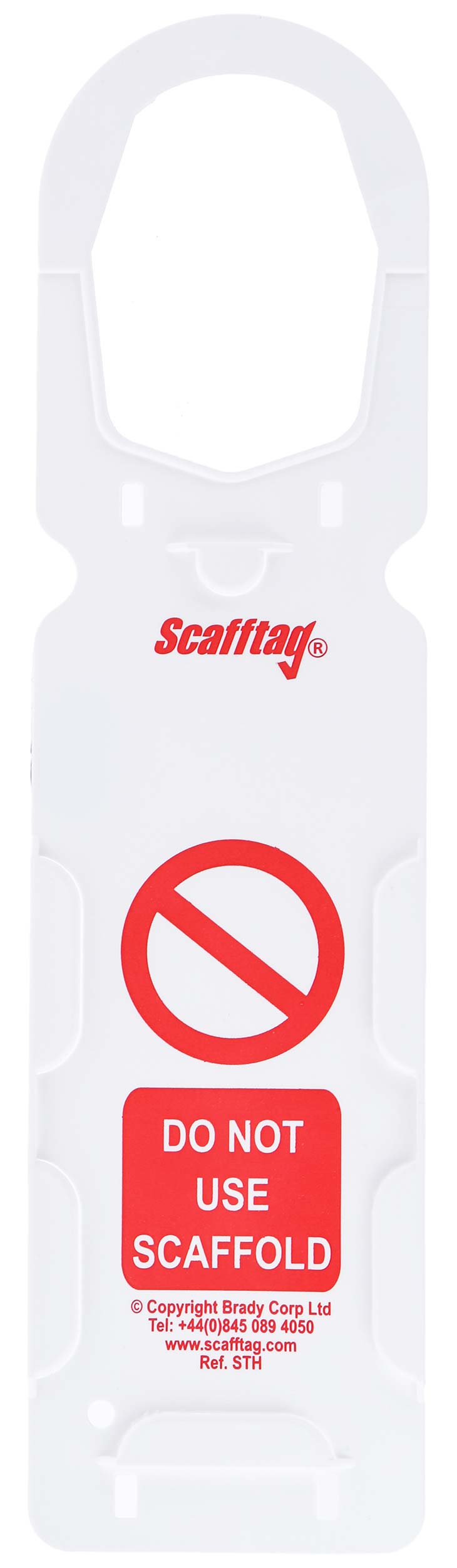 ScaffTag Safety Scaffolding Tag, English Language, 10 Per Pack per Pack