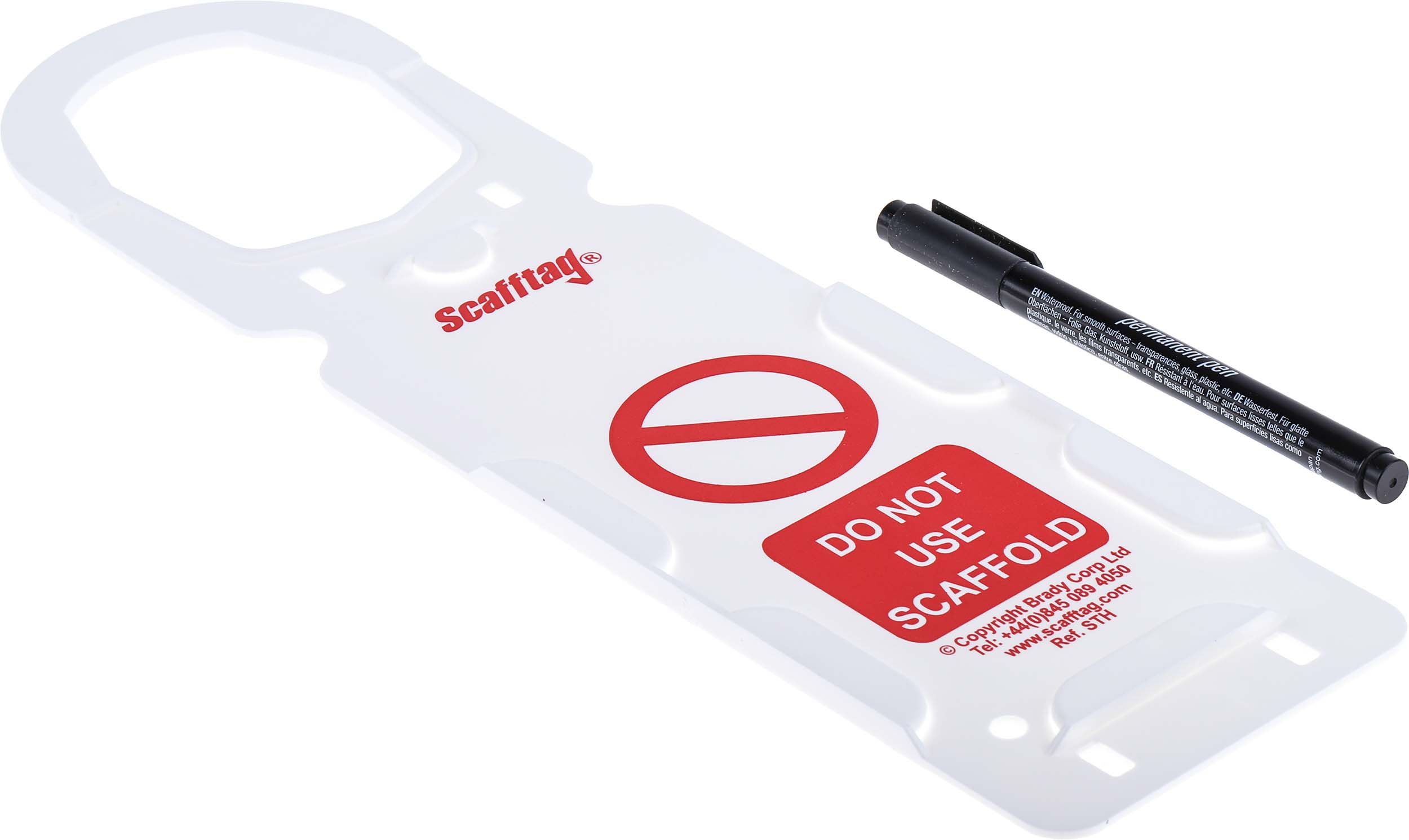 scf28 ScaffTag Safety Scaffolding Tag, English Language, 10 Per Pack per Pack
